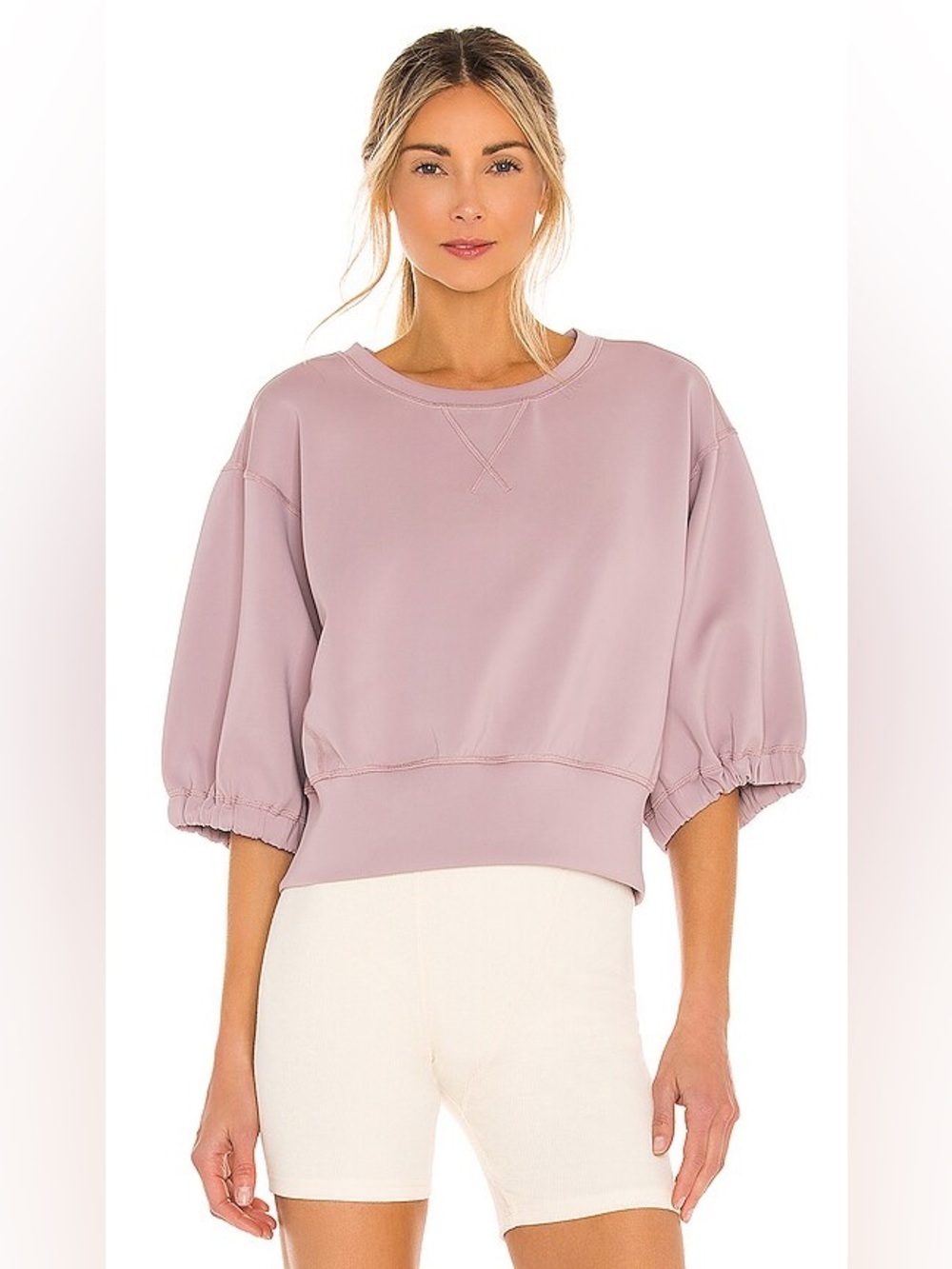 Free People Lead The Pack Layer Top In Moon Light Mauve